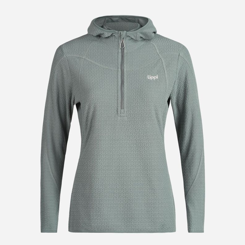 Poleron Mujer Jacaranda Nano-F 14 Zip Hoody Jade Lippi I23-5