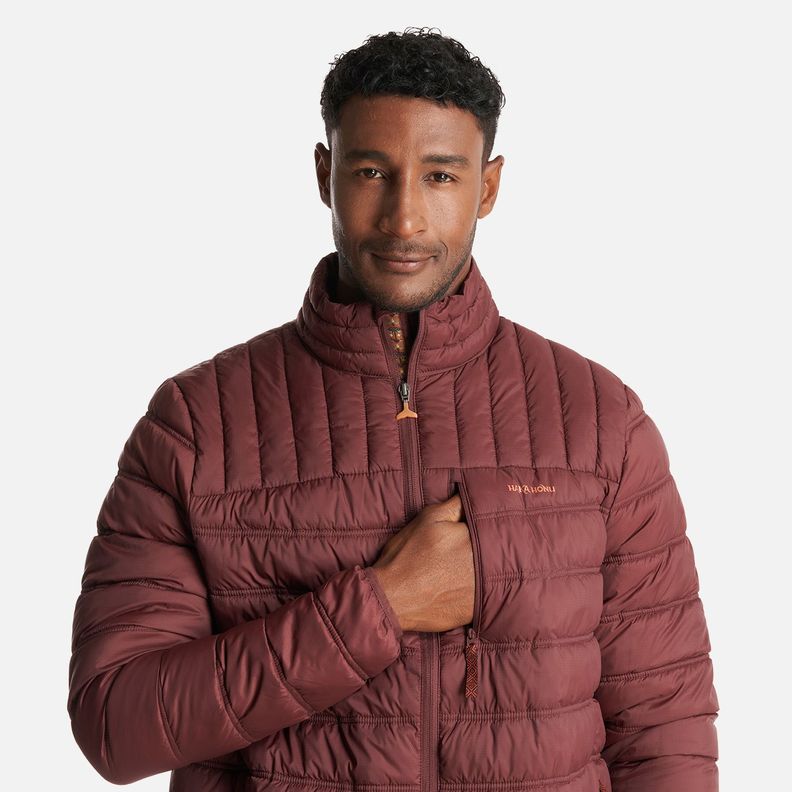 Chaqueta Hombre Ultraliviana Burdeo Haka Honu-4