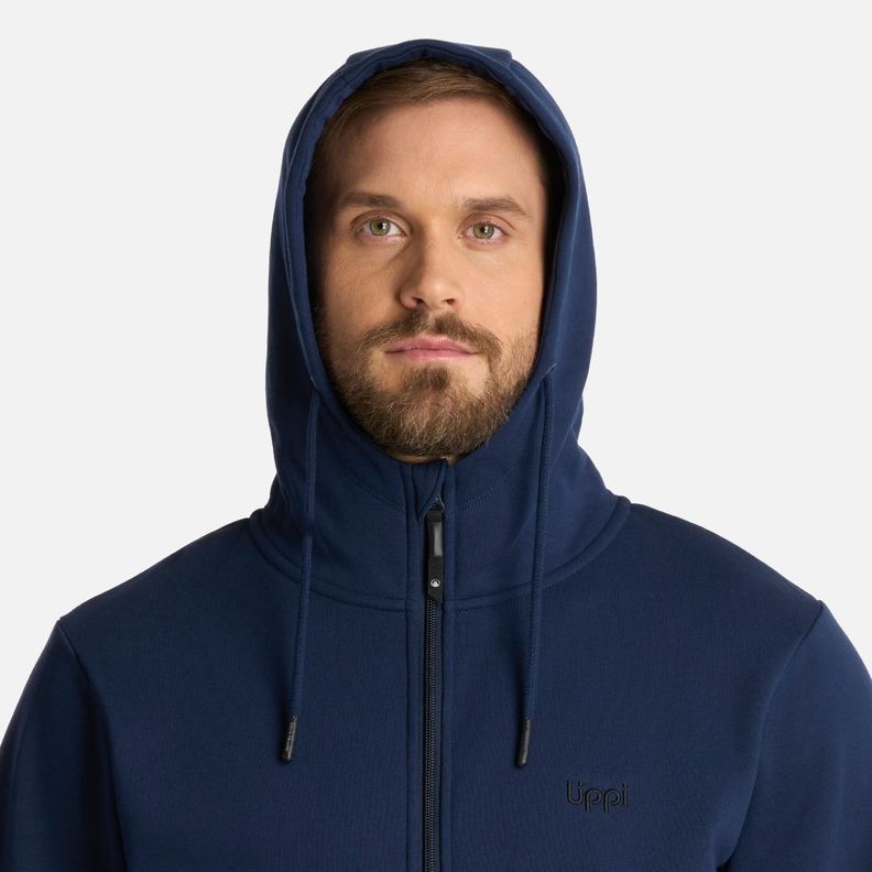 Polerón Hombre Ulmo FullZip Sweatshirt Azul Marino Lippi I25-3