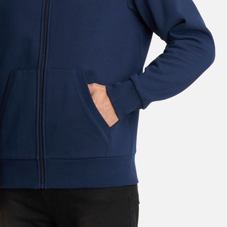 Polerón Hombre Ulmo FullZip Sweatshirt Azul Marino Lippi I25-4