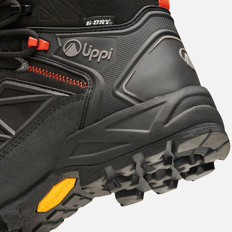 Botín Hombre Bravo Evo Negro / Rojo Lippi V25-7