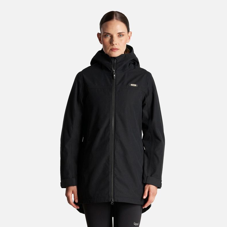 Chaqueta Mujer Citizen Warm B-Dry Hoody Jacket Negro Lippi-1