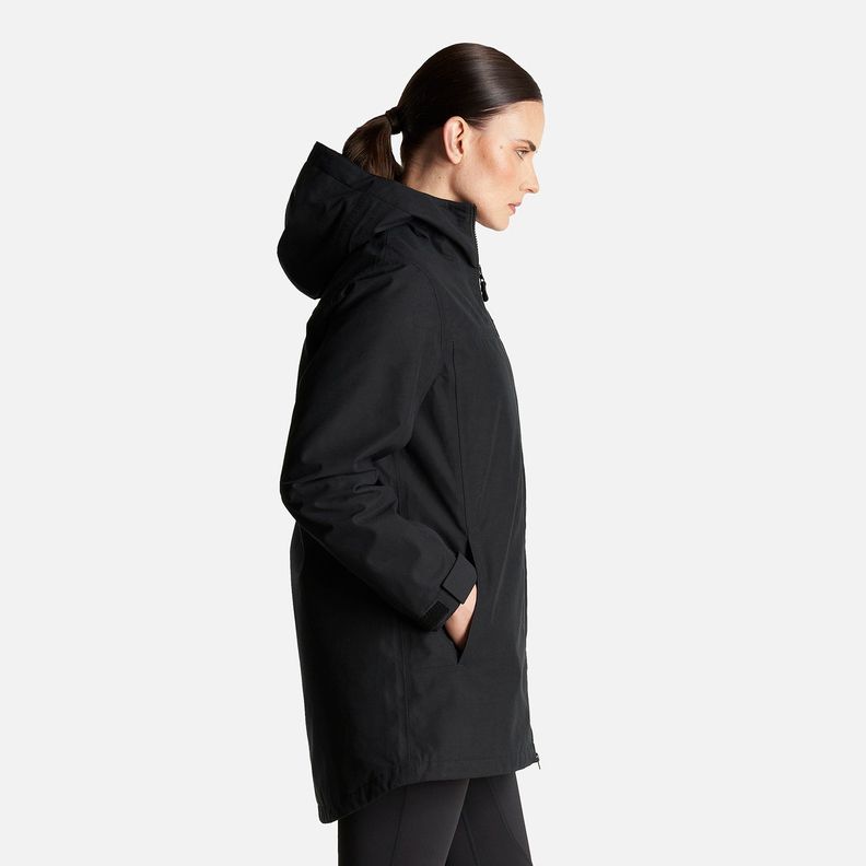 Chaqueta Mujer Citizen Warm B-Dry Hoody Jacket Negro Lippi-3