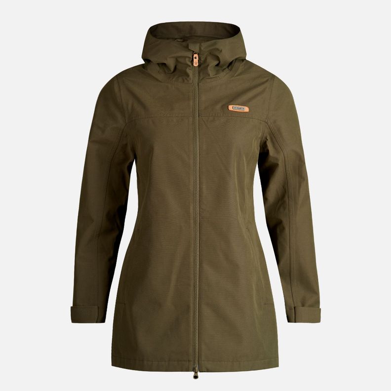 Chaqueta Mujer Citizen Warm B-Dry Hoody Jacket Verde Militar Lippi-0