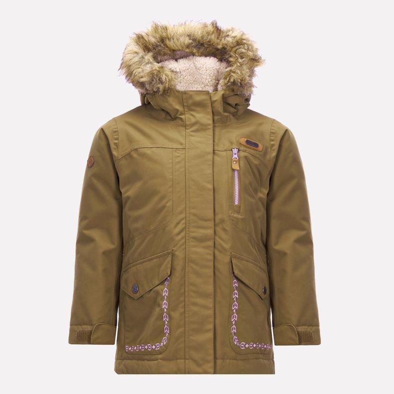 Chaqueta Niña Roble B-Dry Hoody Jacket Café Pardo Lippi-0