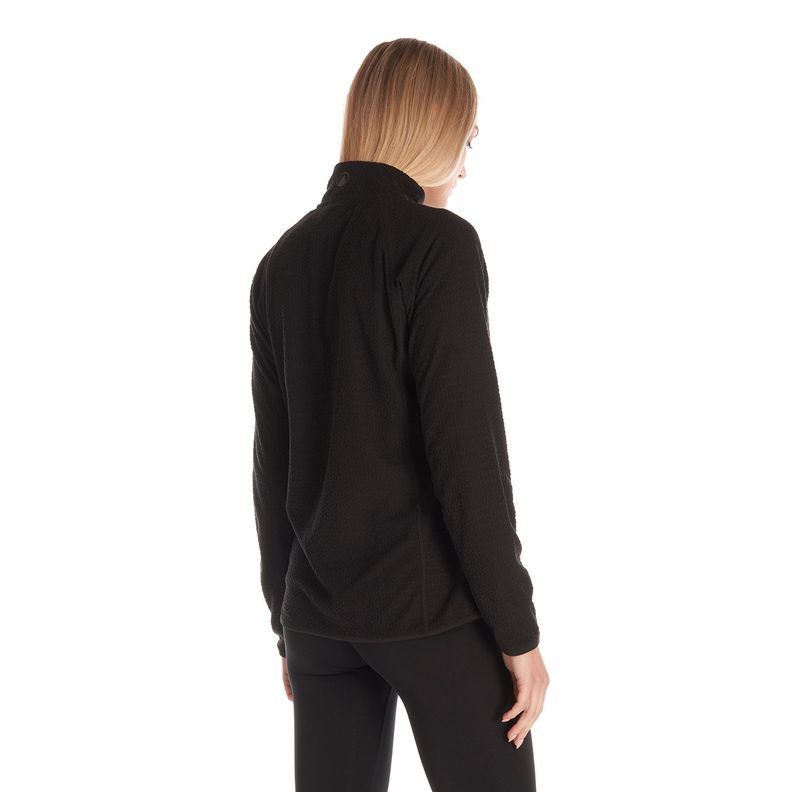 Poleron Mujer Jacaranda Nano-F 14 Zip Negro Lippi V23-4