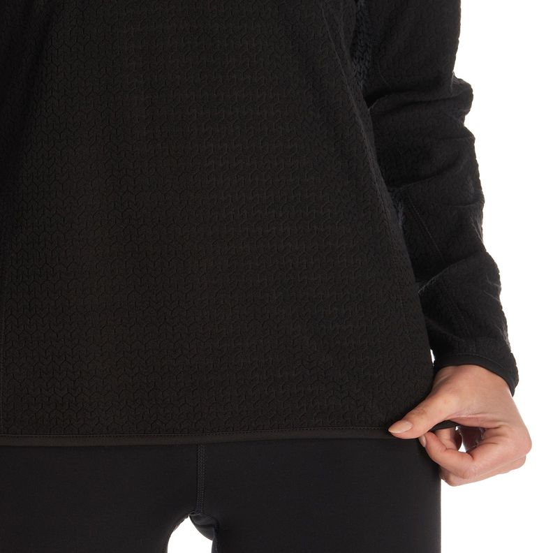 Poleron Mujer Jacaranda Nano-F 14 Zip Negro Lippi V23-7