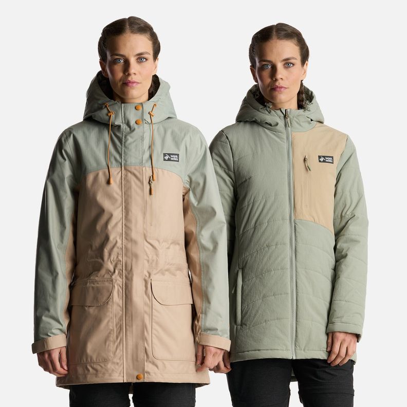 Chaqueta Mujer Perro Guapo Pro Taupe Haka Honu-0