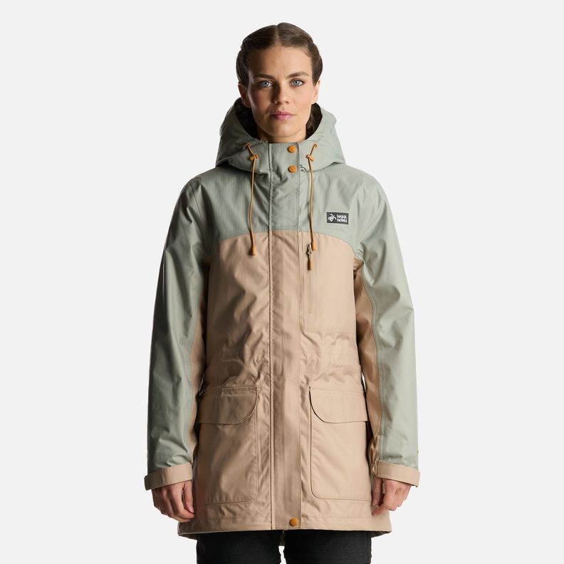 Chaqueta Mujer Perro Guapo Pro Taupe Haka Honu-1