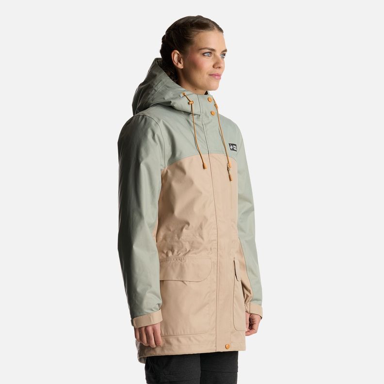 Chaqueta Mujer Perro Guapo Pro Taupe Haka Honu-2