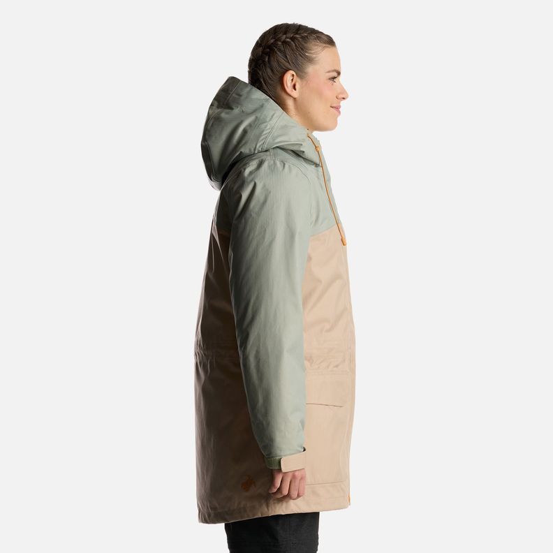 Chaqueta Mujer Perro Guapo Pro Taupe Haka Honu-3