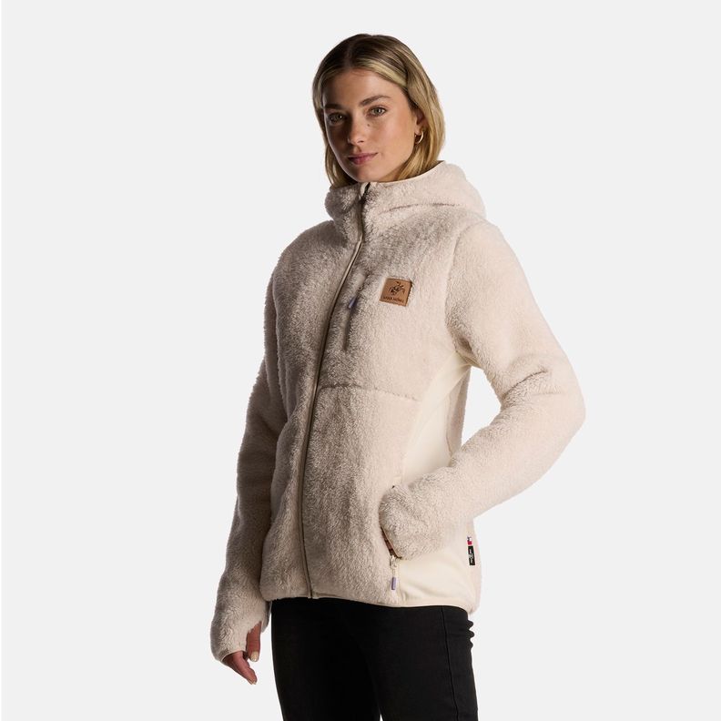 Poleron Mujer Calur-oso Beige Haka Honu-1