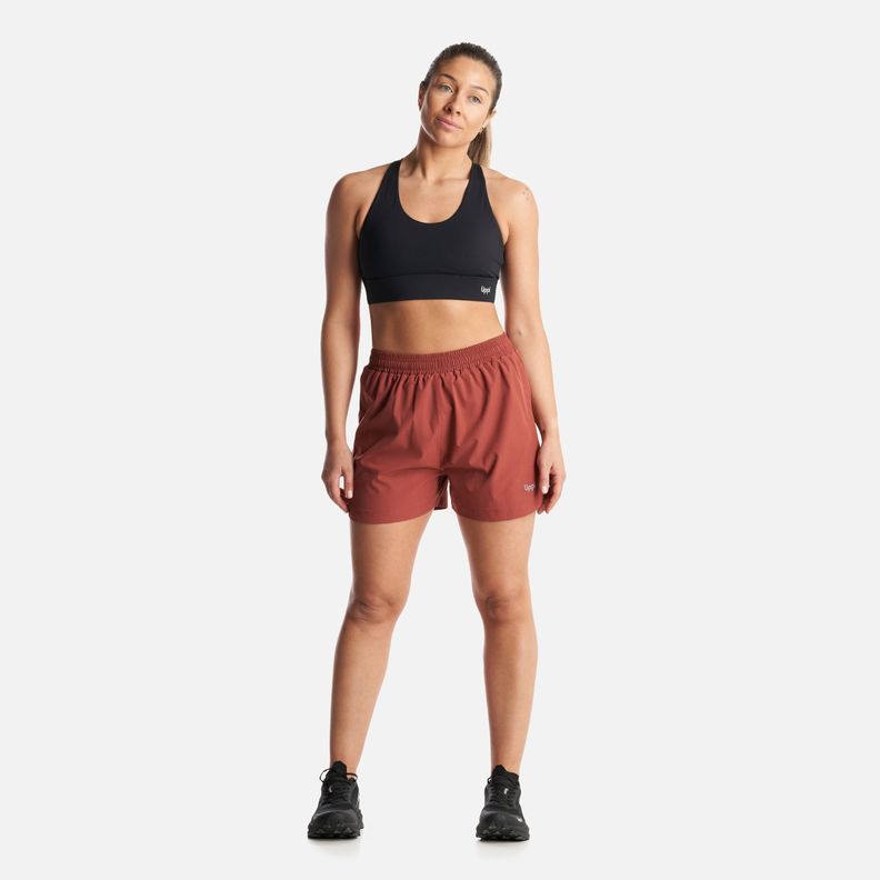 Short Mujer  Trail Q-Dry Shorts Rosa Oscuro Lippi-5