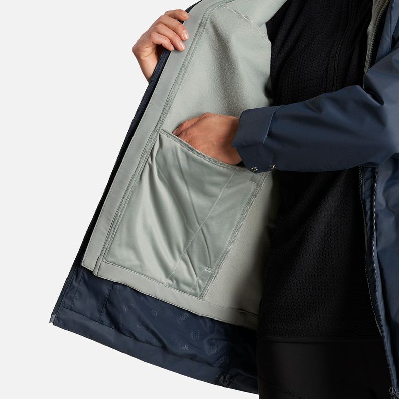 Chaqueta Mujer Smart Protect Fusion 3 Jacket Azul Noche/Jade Lippi-7