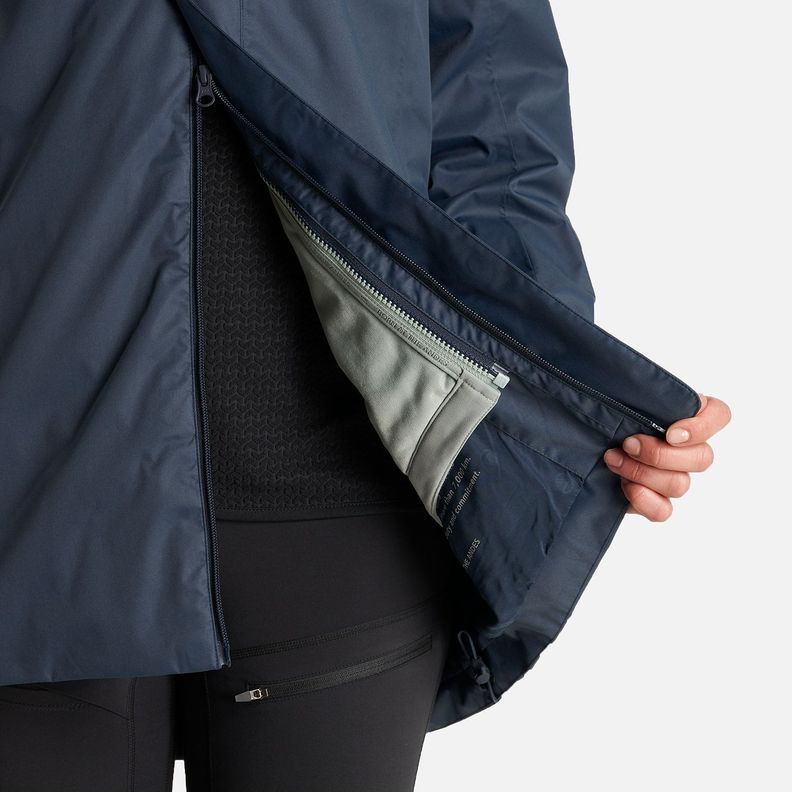Chaqueta Mujer Smart Protect Fusion 3 Jacket Azul Noche/Jade Lippi-9