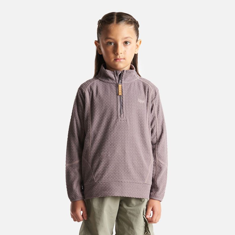 Poleron Niña Saltamontes Nano-F 14 Zip Malva Lippi I23-1