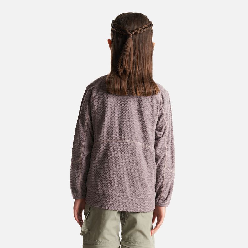 Poleron Niña Saltamontes Nano-F 14 Zip Malva Lippi I23-3