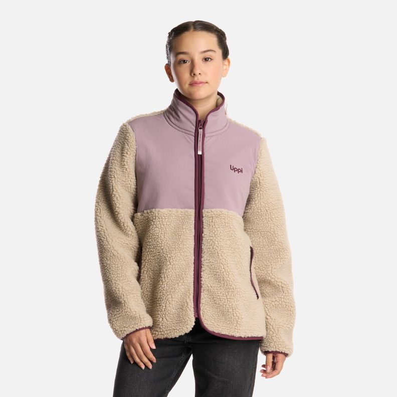 Polar Teen Girl Glaciar Sherpa-pro Jacket Crudo Lippi I25-0