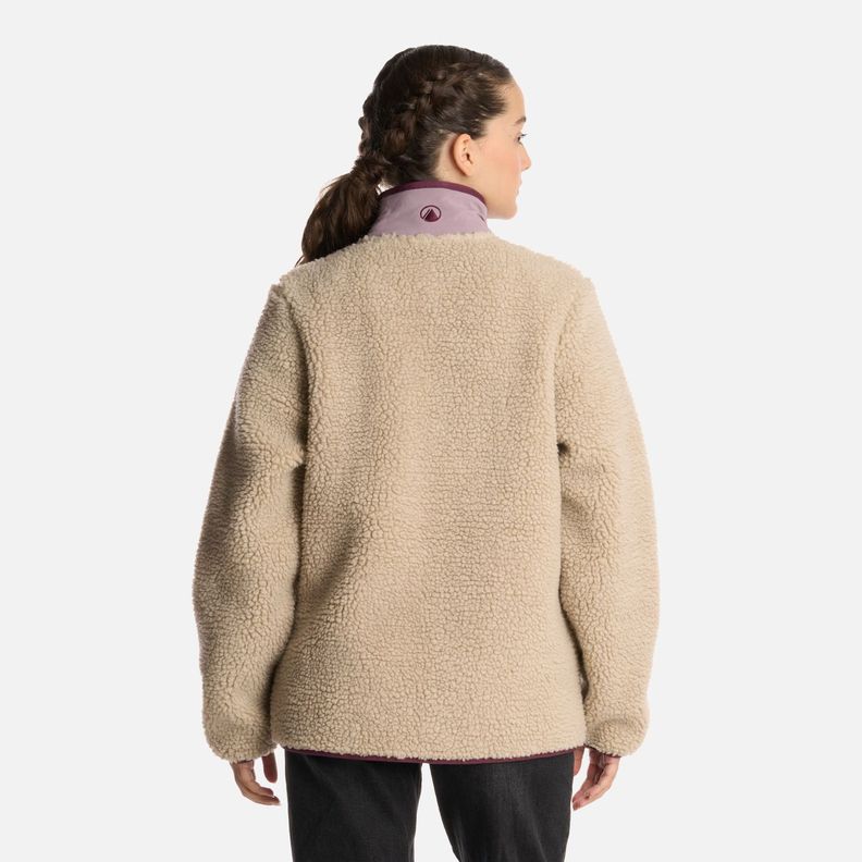 Polar Teen Girl Glaciar Sherpa-pro Jacket Crudo Lippi I25-2