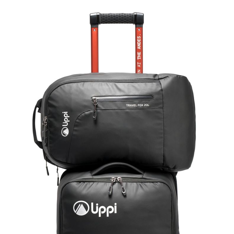 Bolso Unisex Travel Fox wheel Duffel 45L Negro Lippi-3