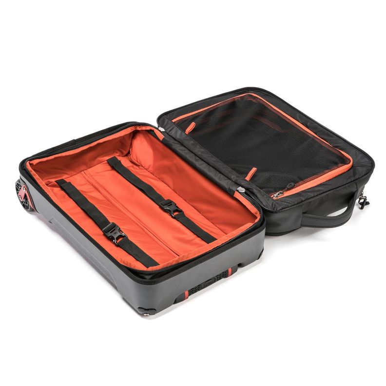 Bolso Unisex Travel Fox wheel Duffel 45L Negro Lippi-8