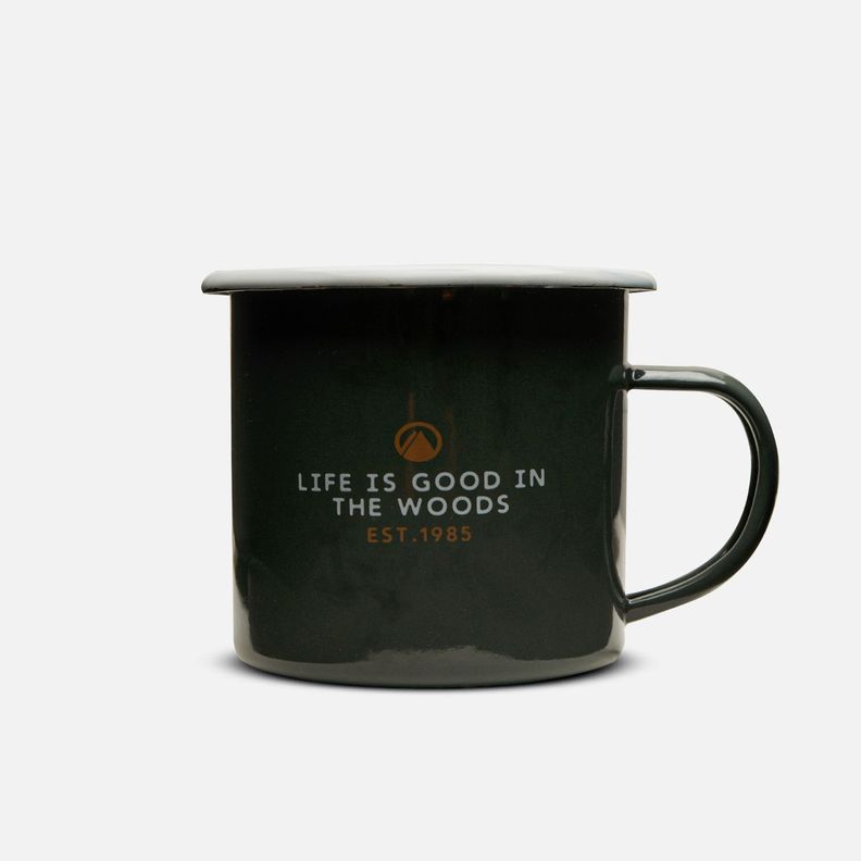 Tazón Unisex Mountain Vintage Mug Negro Lippi-1