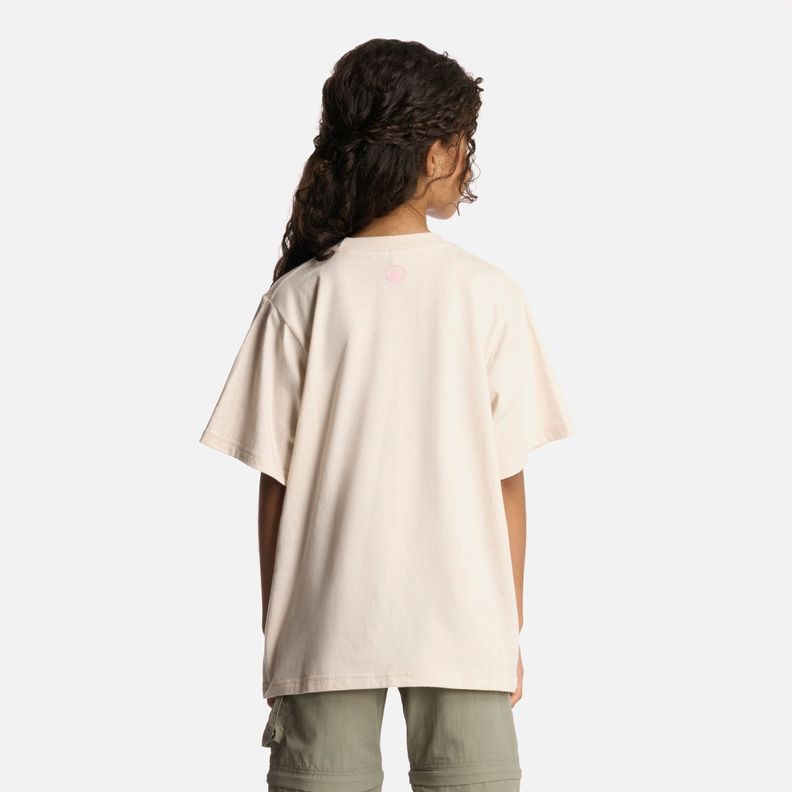 Polera Niña Butterfly Oversize T-Shirt Marfil Lippi-2
