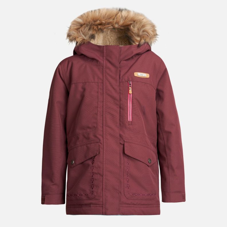 Chaqueta Niña Roble B-Dry Hoody Jacket Vino Lippi I23-0