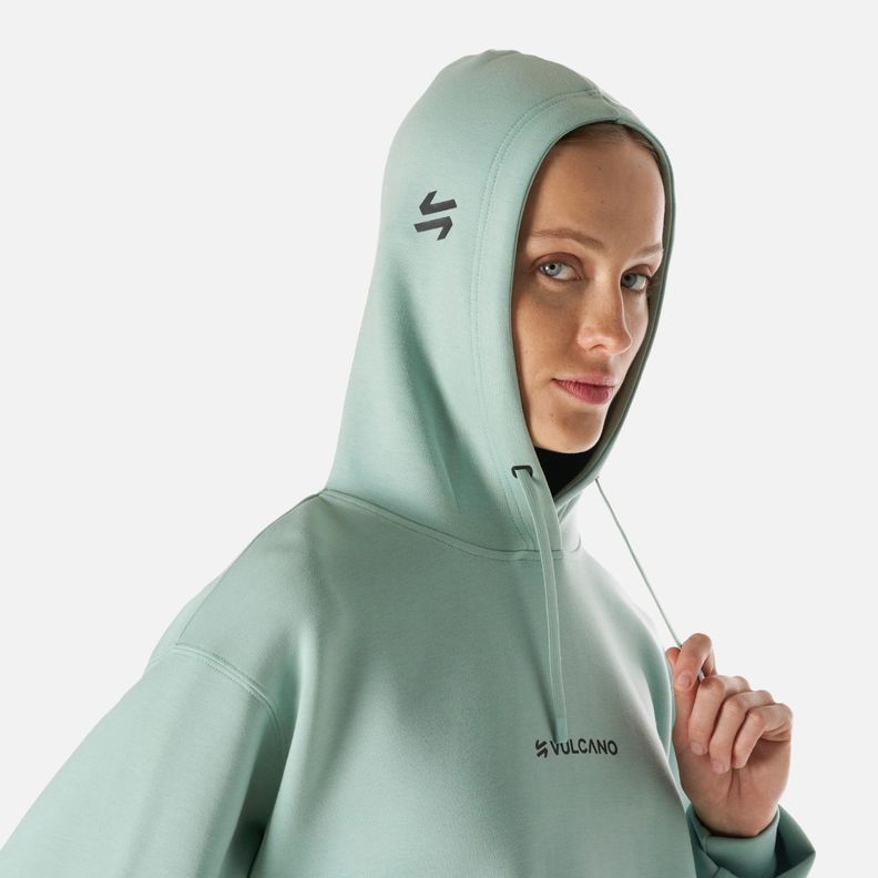 Polerón Mujer Tempo Active Sweatshirt Hoody Jade Vulcano-4