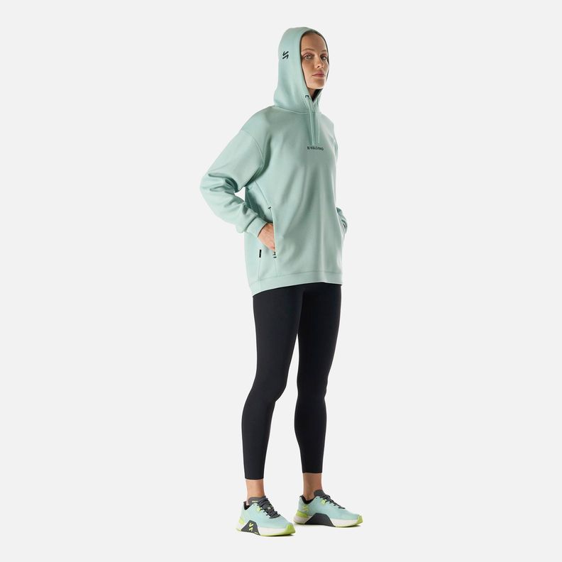 Polerón Mujer Tempo Active Sweatshirt Hoody Jade Vulcano-6