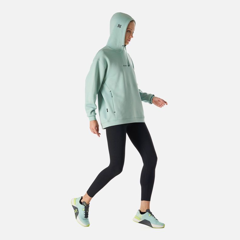 Polerón Mujer Tempo Active Sweatshirt Hoody Jade Vulcano-7