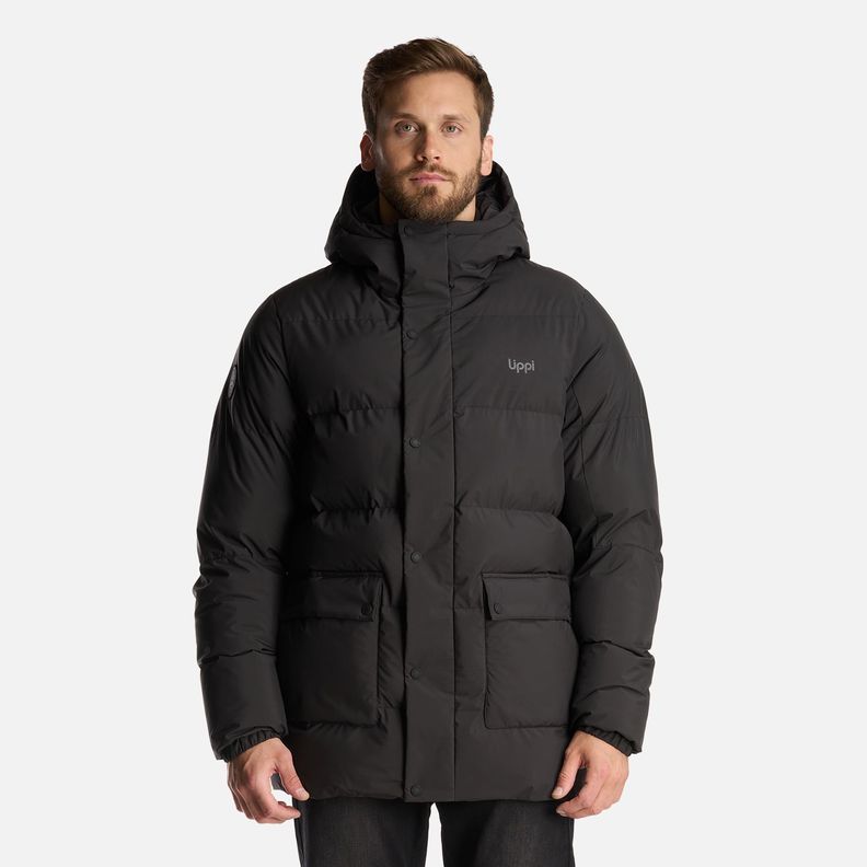 Chaqueta Hombre Long And Warm Steam Pro Hoody Jacket Negro Lippi-1