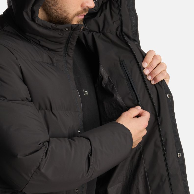 Chaqueta Hombre Long And Warm Steam Pro Hoody Jacket Negro Lippi-8