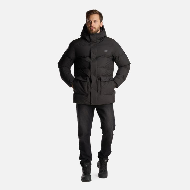 Chaqueta Hombre Long And Warm Steam Pro Hoody Jacket Negro Lippi-9