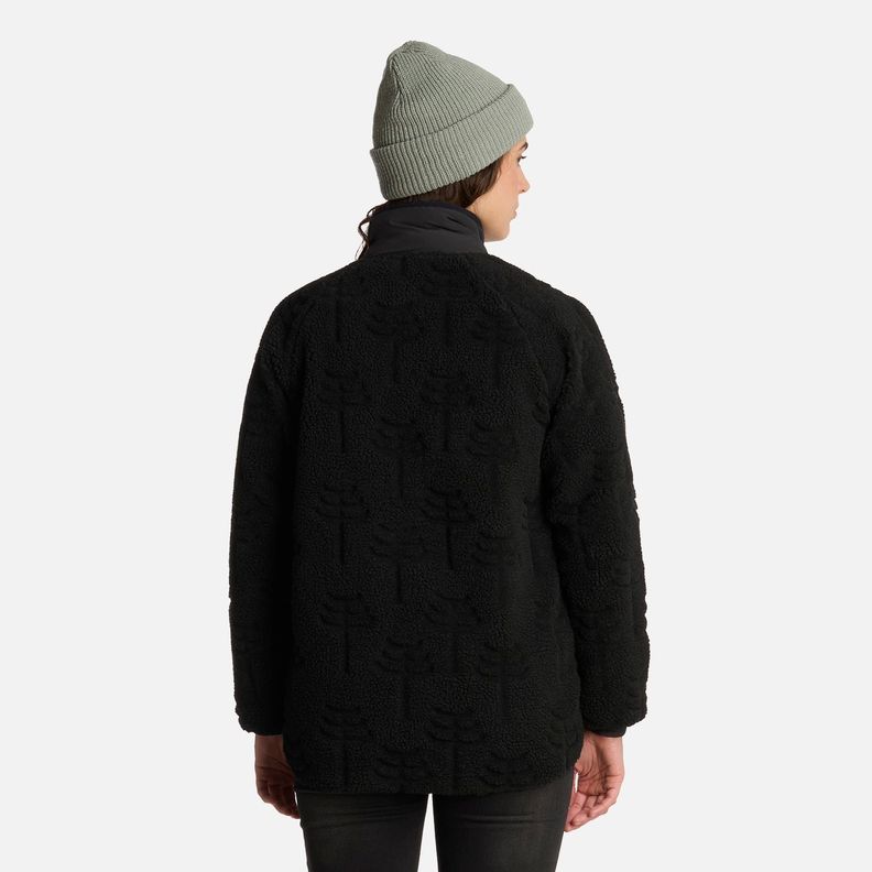 Polerón Mujer Zip-porrito Negro Haka Honu I25-2