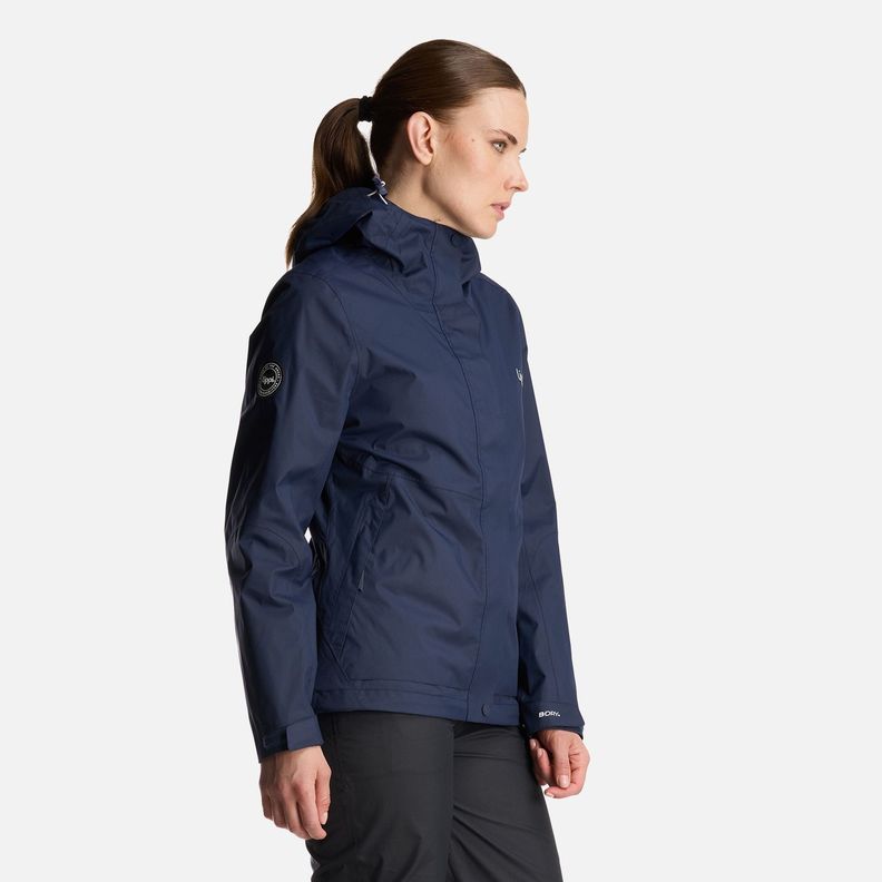 Chaqueta Mujer Blizzard B-Dry Hoody Jacket Azul Marino Lippi-2