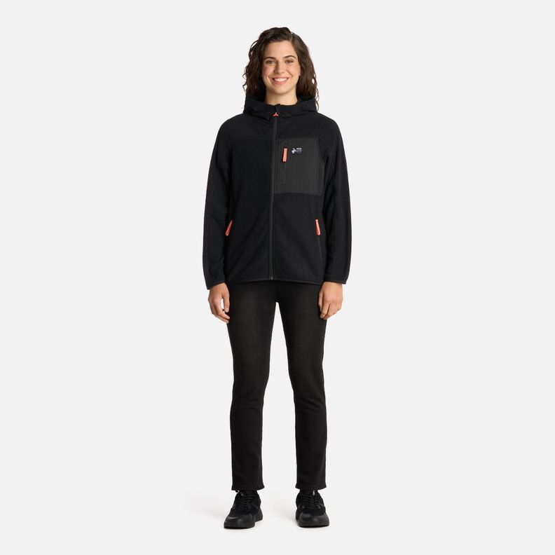 Polerón Mujer Leñera Negro Haka Honu I25-5