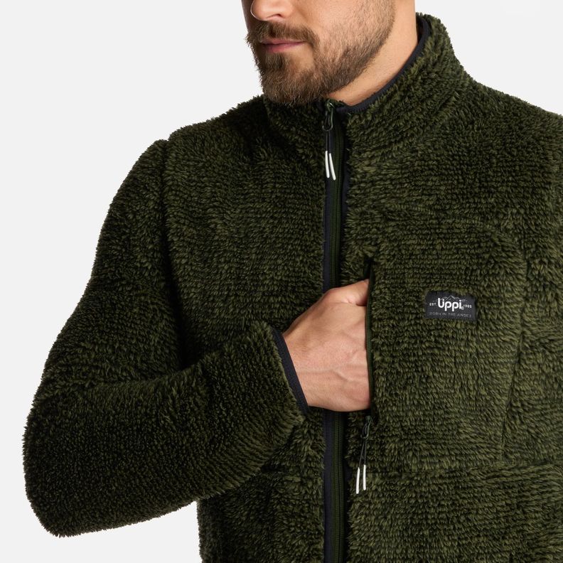 Polar Hombre Ferret Shaggy-Pro Verde Militar Lippi I25-3