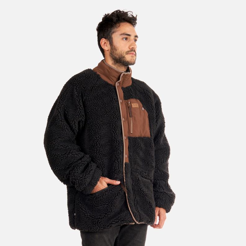 Chaqueta Hombre Zip-porrito Negro Haka Honu I22-2