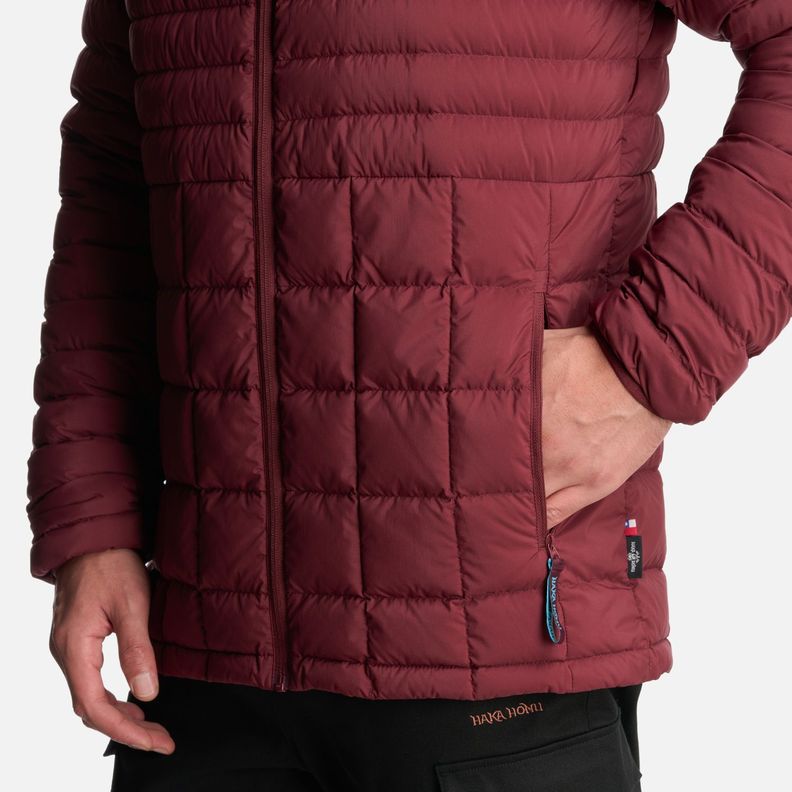 Chaqueta Hombre Pirca Burdeo Haka Honu-5