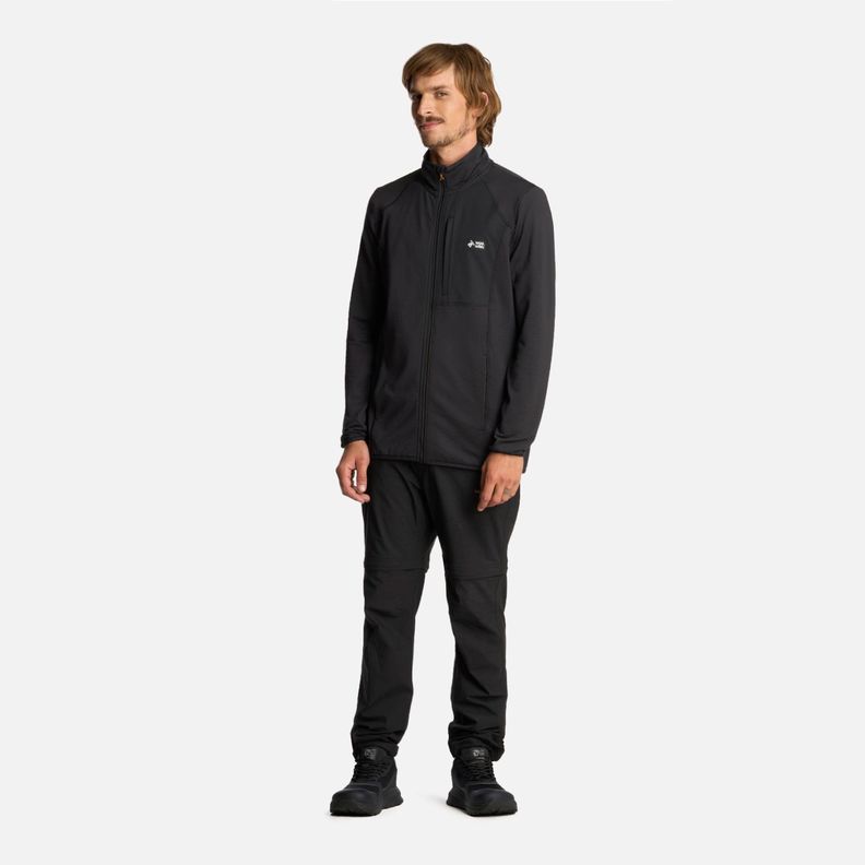Polerón Hombre Taina Full Zip Negro Haka Honu I25-4
