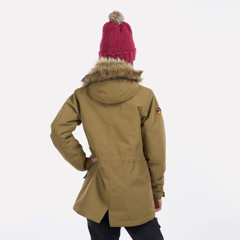 Chaqueta Teen Girl Roble B-Dry Hoody Jacket Café Pardo Lippi-2