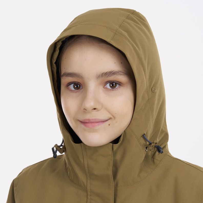 Chaqueta Teen Girl Roble B-Dry Hoody Jacket Café Pardo Lippi-4