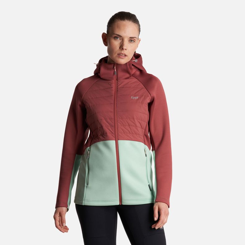 Chaqueta Mujer  ColdMove WindBreaker SteamPro Hoody Jacket Rosa Oscuro Lippi-1