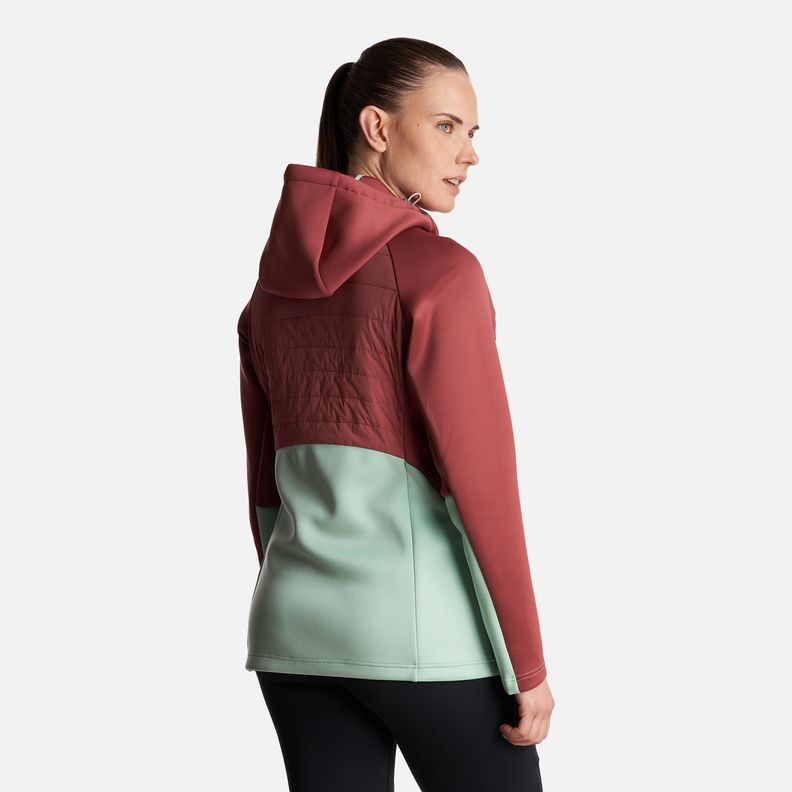 Chaqueta Mujer  ColdMove WindBreaker SteamPro Hoody Jacket Rosa Oscuro Lippi-3