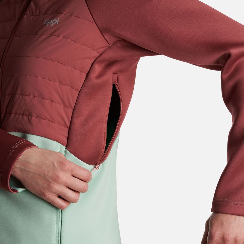 Chaqueta Mujer  ColdMove WindBreaker SteamPro Hoody Jacket Rosa Oscuro Lippi-5