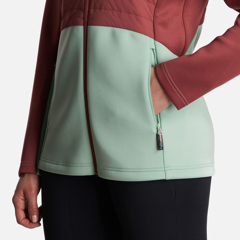Chaqueta Mujer  ColdMove WindBreaker SteamPro Hoody Jacket Rosa Oscuro Lippi-6
