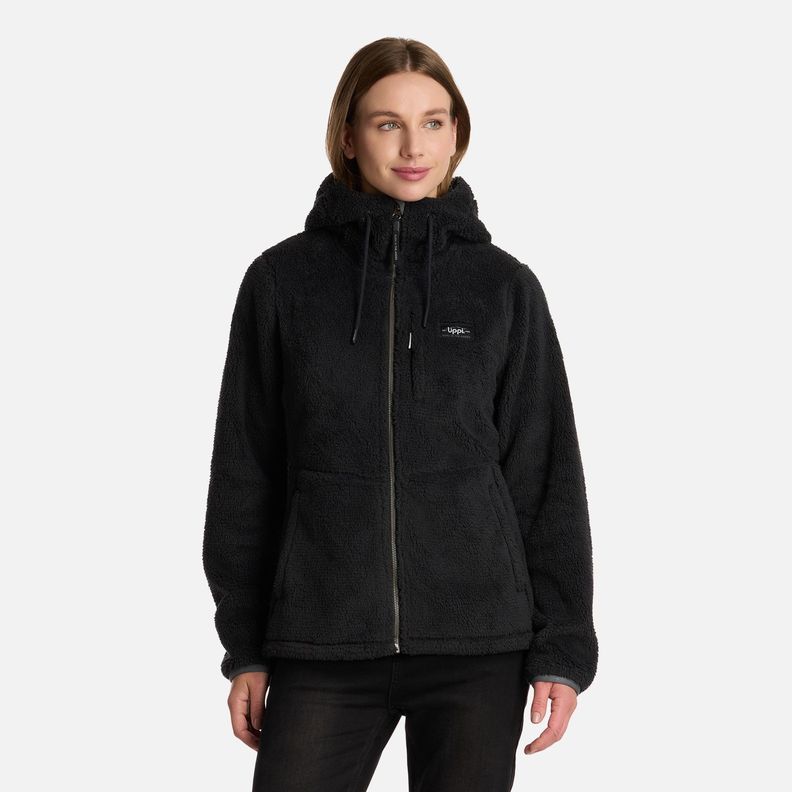 Polar Mujer Bear Shaggy-Pro Hoody Jacket Negro Lippi I25-0