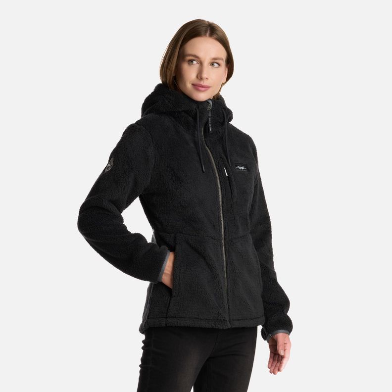 Polar Mujer Bear Shaggy-Pro Hoody Jacket Negro Lippi I25-1