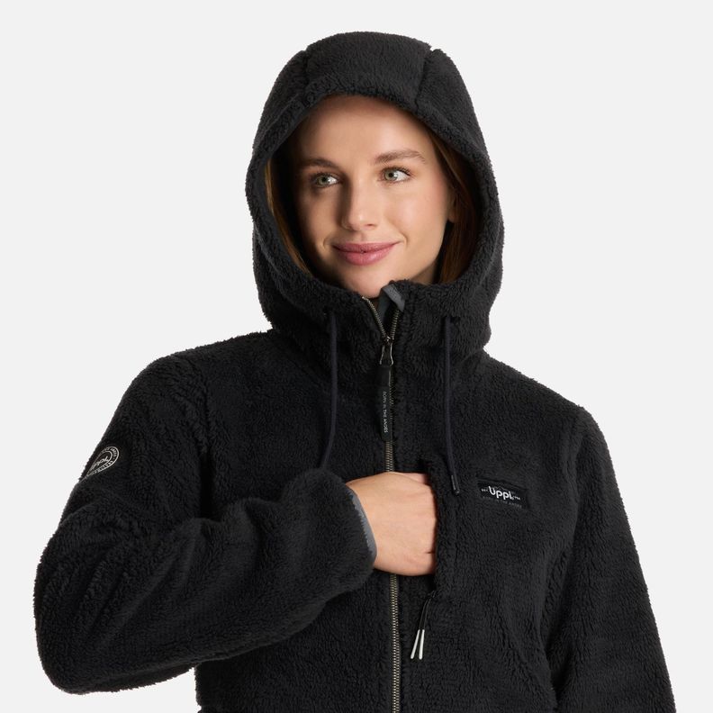 Polar Mujer Bear Shaggy-Pro Hoody Jacket Negro Lippi I25-3